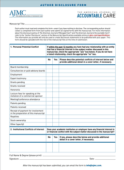 authorship form